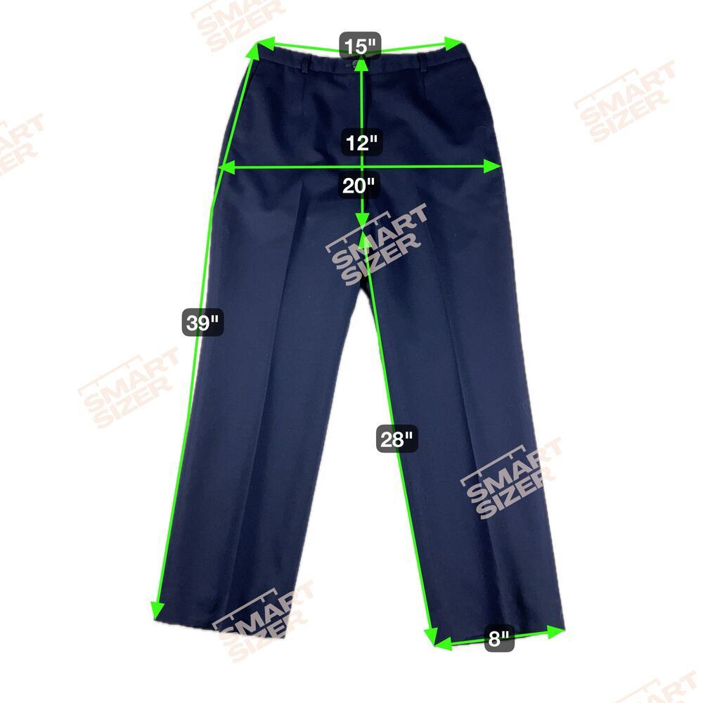 Pendleton Virgin Wool Flat Front Fully Lined Navy… - image 2